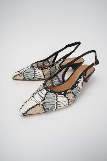Tre Emme Slingback Multi Black Donna - 5