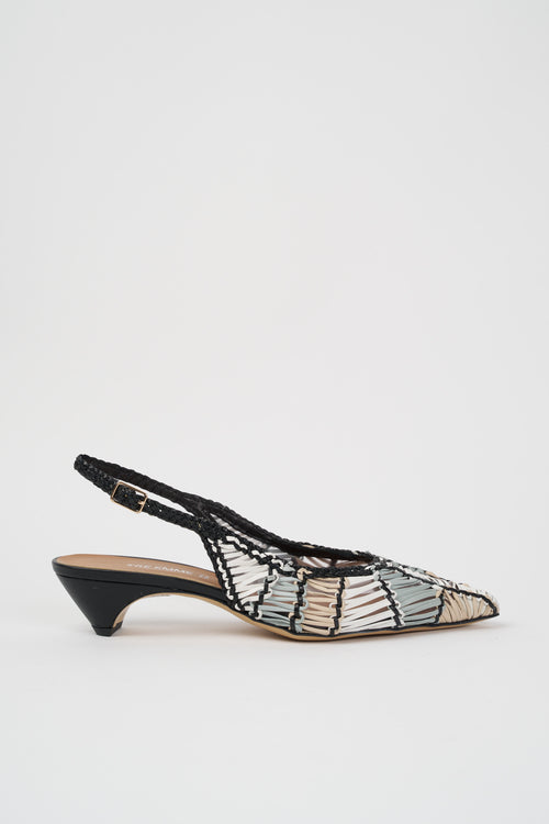 Tre Emme Slingback Multi Black Donna