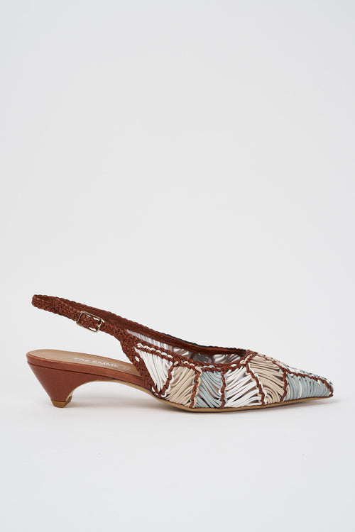 Tre Emme Slingback Multi Tan Donna