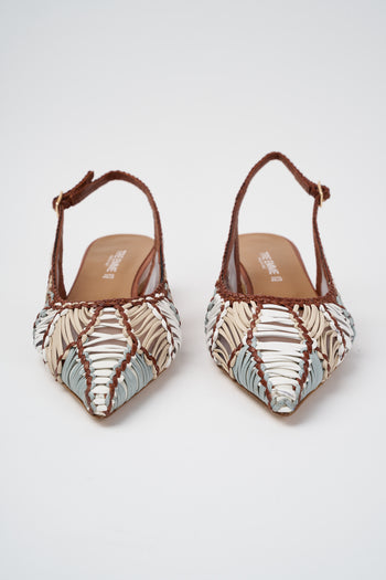 Tre Emme Slingback Multi Tan Donna - 3