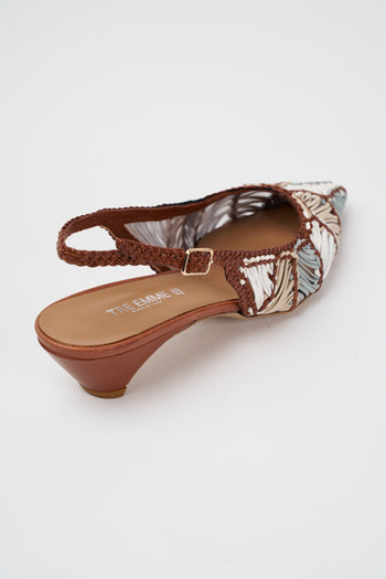 Tre Emme Slingback Multi Tan Donna - 4