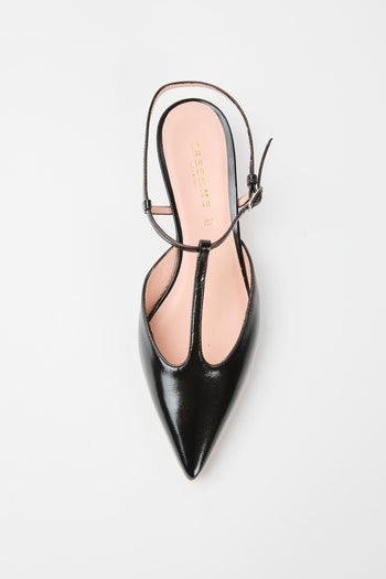 Tre Emme Slingback Nero Donna - 3
