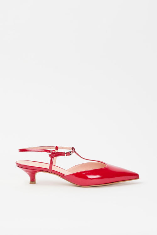 Tre Emme Slingback Rosso Fuoco Donna