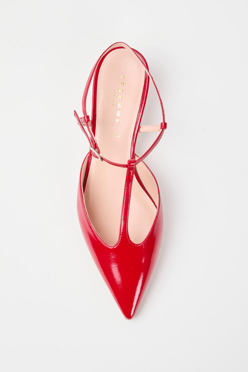 Tre Emme Slingback Rosso Fuoco Donna - 2