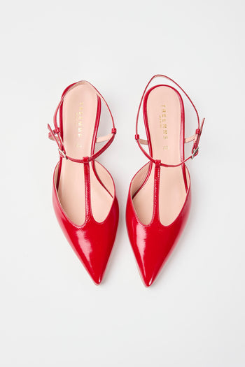 Tre Emme Slingback Rosso Fuoco Donna - 3
