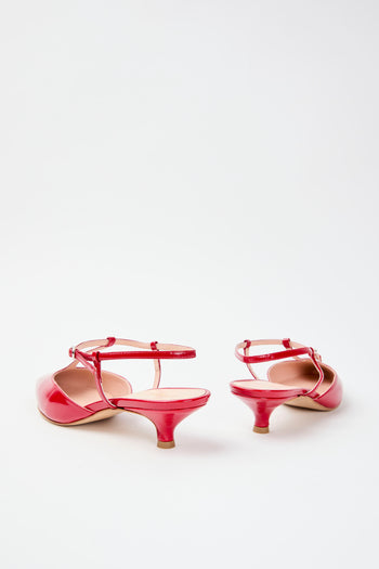 Tre Emme Slingback Rosso Fuoco Donna - 5