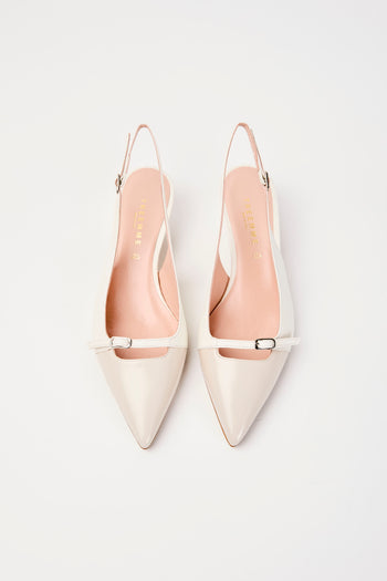 Tre Emme Slingback Milk+off White Donna - 3
