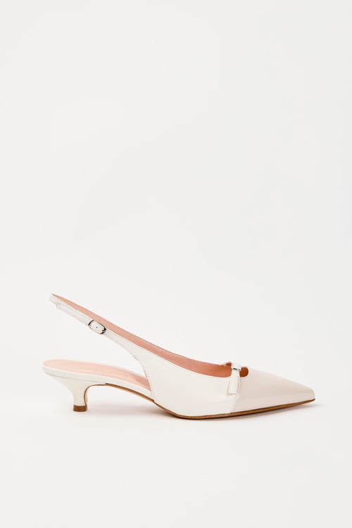 Tre Emme Slingback Milk+off White Donna