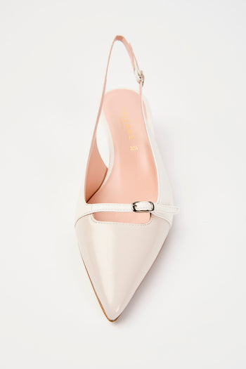 Tre Emme Slingback Milk+off White Donna - 7