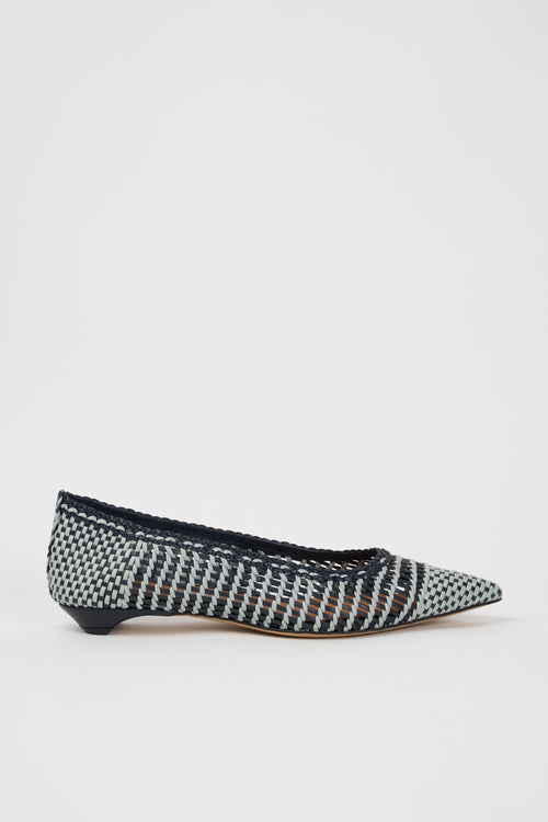 Tre Emme Ballerina Blu+grigio Donna