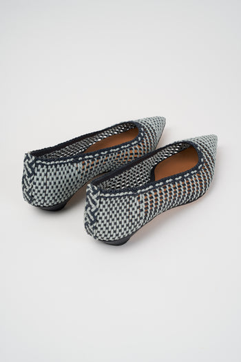 Tre Emme Ballerina Blu+grigio Donna - 3