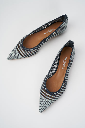 Tre Emme Ballerina Blu+grigio Donna - 4