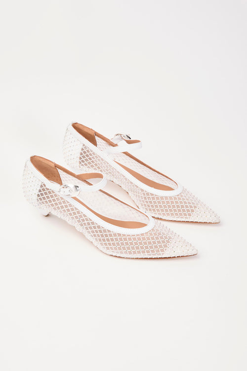 Tre Emme Ballerina Bianco Donna - 2