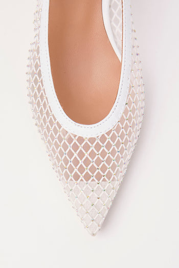 Tre Emme Ballerina Bianco Donna - 4