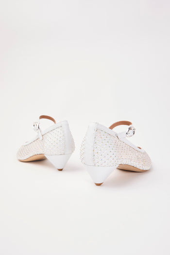 Tre Emme Ballerina Bianco Donna - 6