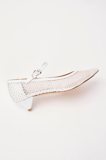Tre Emme Ballerina Bianco Donna - 7