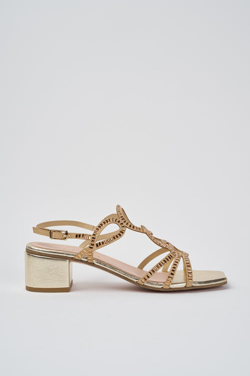 Tre Emme Sandalo Gold Donna