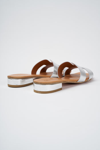 Tre Emme Ciabatta Argento Donna - 5