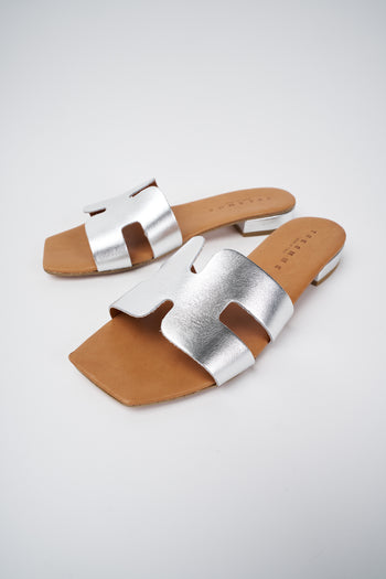 Tre Emme Ciabatta Argento Donna - 3