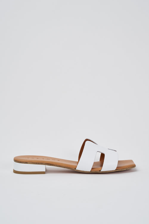 Tre Emme Ciabatta Bianco Donna