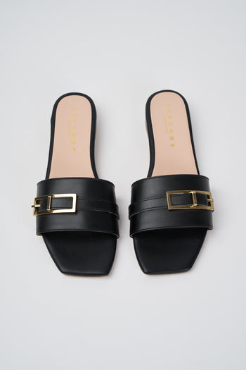 Tre Emme Ciabatta Nero Donna - 4