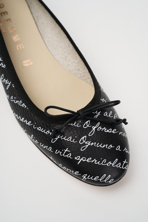 Tre Emme Ballerina Nero Donna - 2