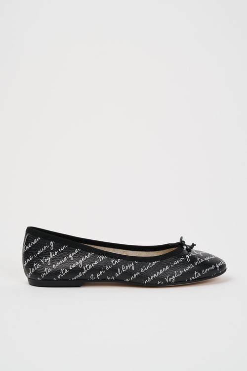 Tre Emme Ballerina Nero Donna