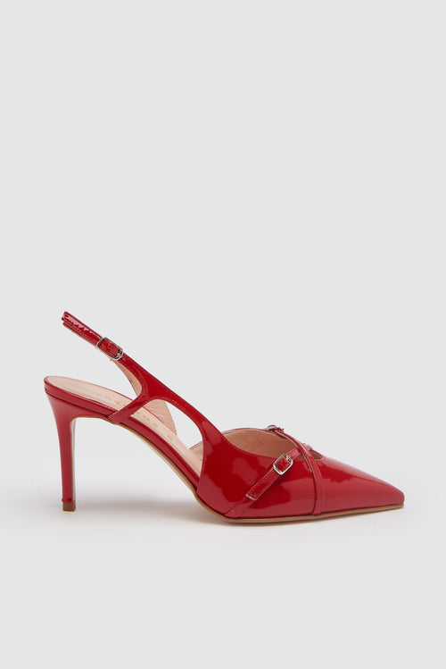 Tre Emme Slingback Rosso Donna