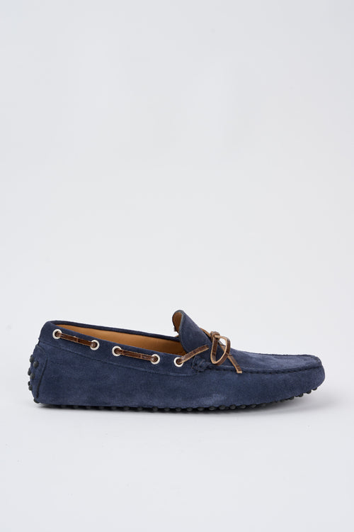 Tre Emme Mocassino Blue/cocco Uomo