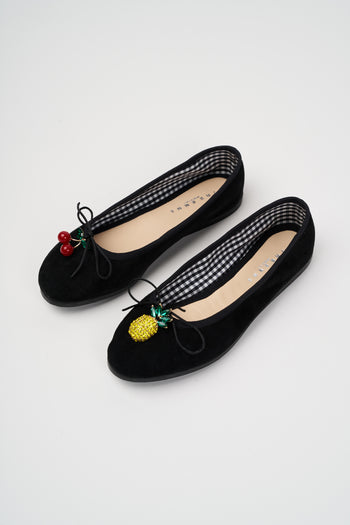 Tre Emme Ballerina Nero Donna - 5