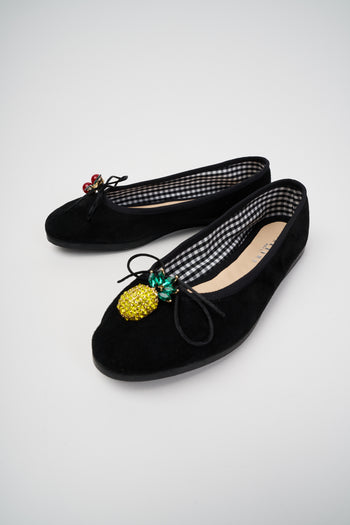 Tre Emme Ballerina Nero Donna - 7