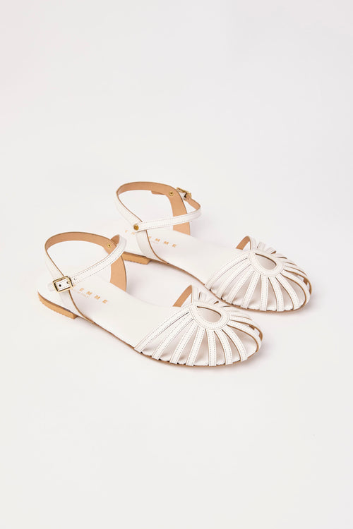 Tre Emme Sandalo Bianco Donna - 2