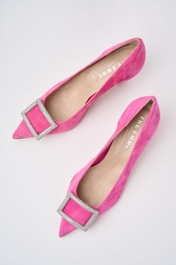 Tre Emme Décolleté Fuxia Argento Donna - 4