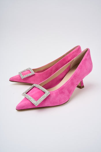 Tre Emme Décolleté Fuxia Argento Donna - 5