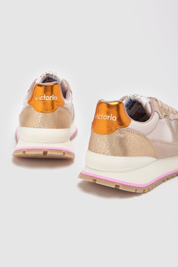 Victoria Sneaker Nude Donna - 3