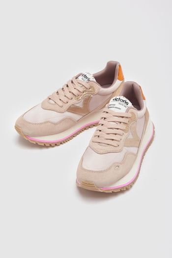 Victoria Sneaker Nude Donna - 4