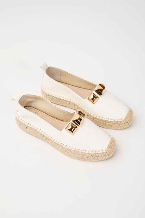 Walk And Love Espadrillas Vegetal Blanco Donna - 2