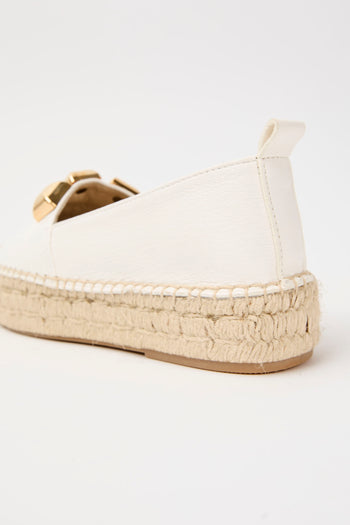 Walk And Love Espadrillas Vegetal Blanco Donna - 5