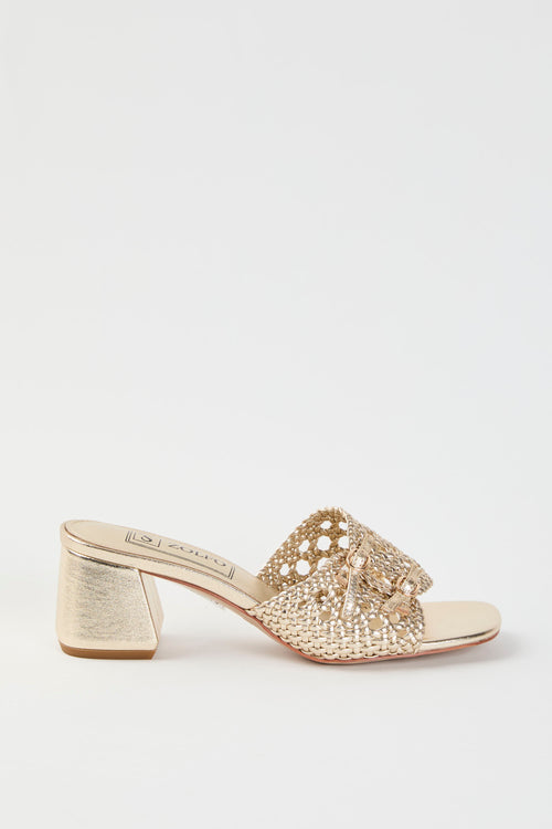 Zolfo Ciabatta Gold Donna