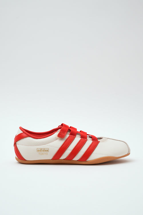Adidas Sneaker Cream White/red/gold Donna