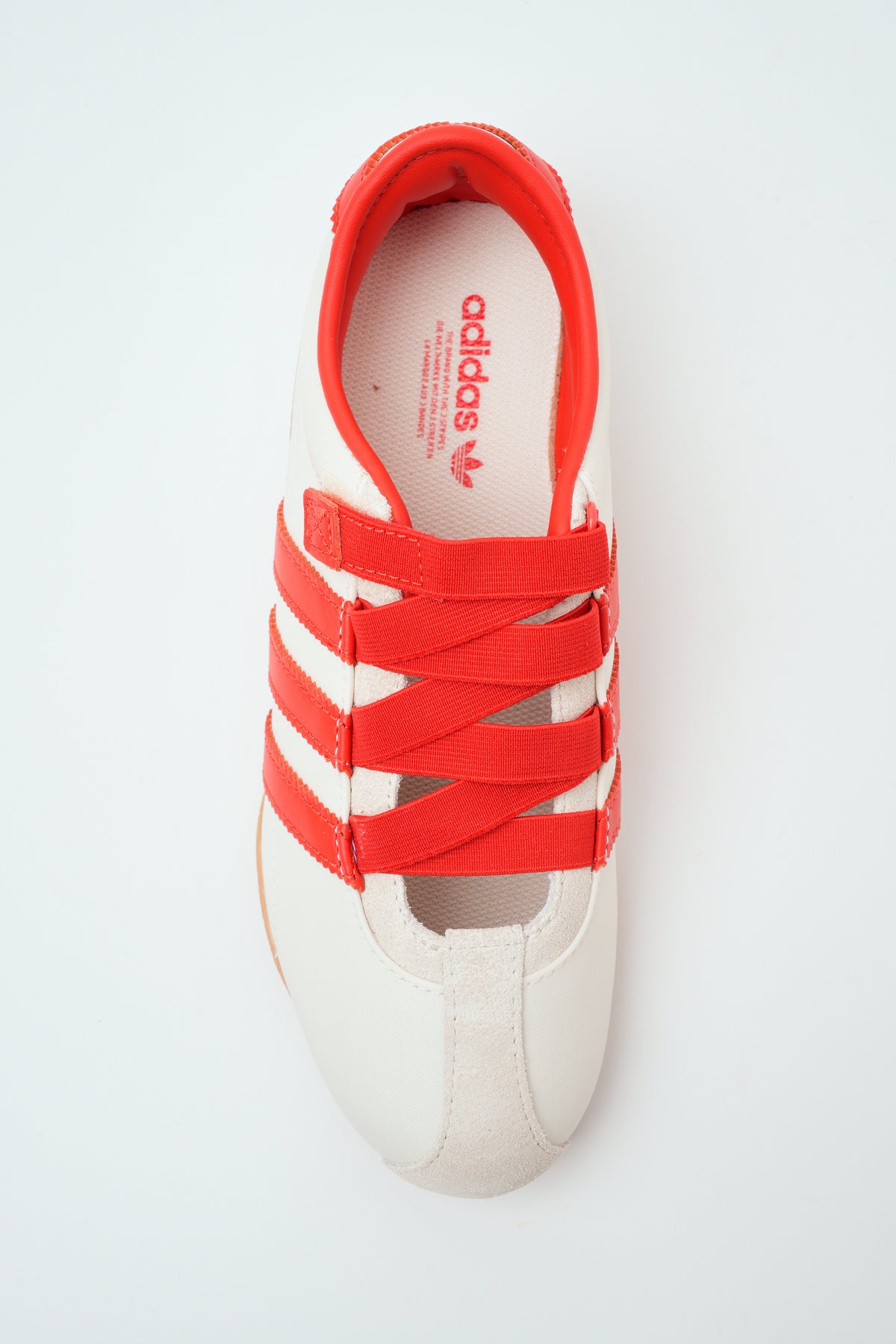 Sneaker Cream White/red/gold Donna — 4