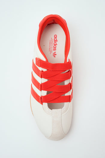 Adidas Sneaker Cream White/red/gold Donna - 3