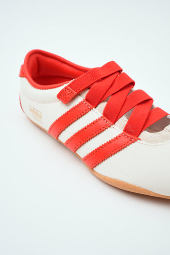 Adidas Sneaker Cream White/red/gold Donna - 4