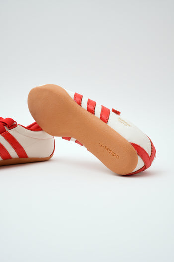 Adidas Sneaker Cream White/red/gold Donna - 6