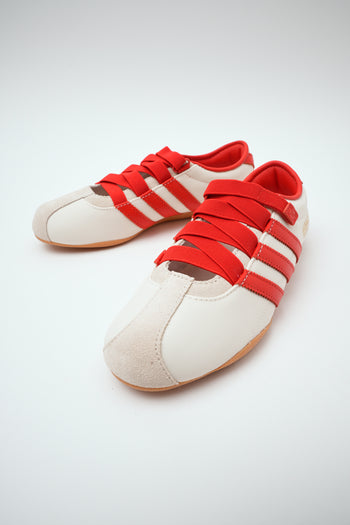 Adidas Sneaker Cream White/red/gold Donna - 7