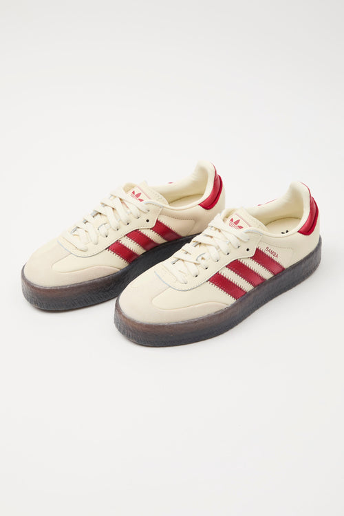 Adidas Sneaker Cream White/red Donna - 2
