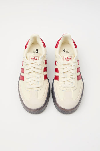 Adidas Sneaker Cream White/red Donna - 3