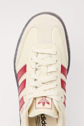 Adidas Sneaker Cream White/red Donna - 6