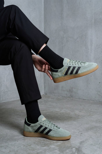 Adidas Sneaker Silver Green/black Uomo - 9
