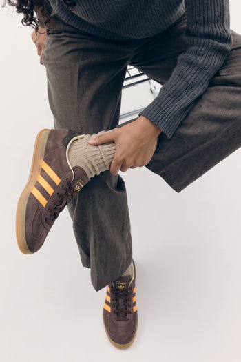 Adidas Sneaker Brown/tangerine/white Unisex - 9